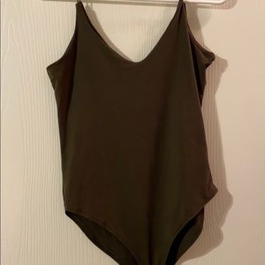 Green tank top